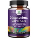 Pure Glycinate Supplement 500 mg - Erkekler ve Kadınlar için Uyku ve Rest Capsules için - Rahatsız Vegan Yüksek Absorps for Relaxation Support - 120