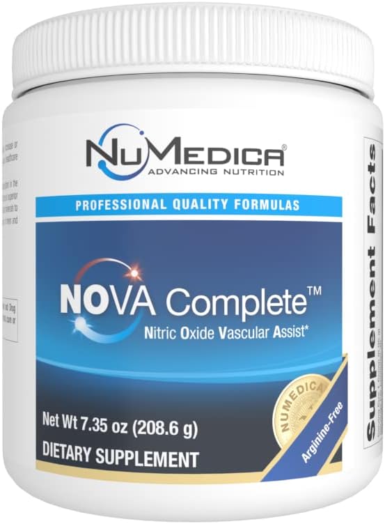 NuMedica NOVA (Nitrik Oksit Vascular Assist) Tamamlandı - 7.69 oz (218.04 Grams) - Natural Black Cherry Falvor. Boosts Nitric Reed Production for Advancedd Circulation in Men & Women.