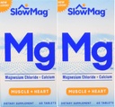Yavaş- SlowMag-Mag Magnezyum Klorital, Ambalaj Vary, 60 Kont (Pack of 2)