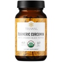 Truvani Organik Turmeric Curcumin Tabletleri 1,350 mg Her - Siyah Pepper ile Doğal Ortak Destek - 90 Tabletler