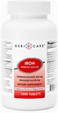 GeriCare Ferrous Sulfate Tabletler 325 mg, Elemental Iron 65 mg Yüksek Potency Iron Supplement | Diyetsel Tamam 1000 Kont.