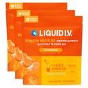 Sıvı I.V.® Hydration Multiplier +Immune Support - Tangerine | Elektrolyte Toz İçecek Mix | 3 Pack (42 hizmet)