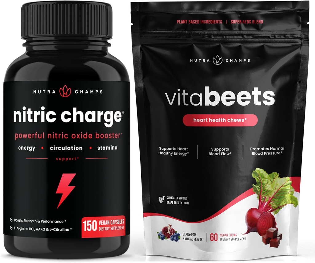 NutraChamps Nitric Charge and VitaBeets Bundle