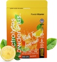 TozVitamin Electrolytes Toz Plus (100 Hizmet) Black Tea Lemonade Electrolyte Toz Zero Calorie Keto,0 Sugar, No Maltodextrin,1000 mg Pyum,120 mguba,120 mg Magnezyum, Hydration Toz