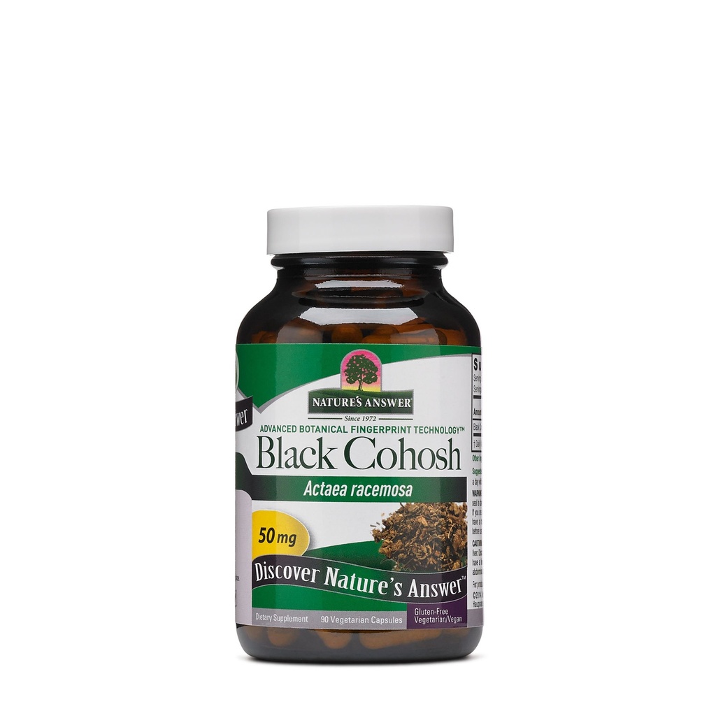 Doğalar Siyah Cohosh Root Toz 50mg 90 Vegetarian Capsules | Menopausal Support | Hot Flash Relief | Fertility
