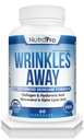 NutraPro Anti Wrinkle ve Ageless Skin Vitaminleri - Collagen & Resveratrol & Alfa - Lipoic Acid & Hyaluronic Asit Supplement to Renew Skin Vitamins - Dermal Tamir Kompleksi