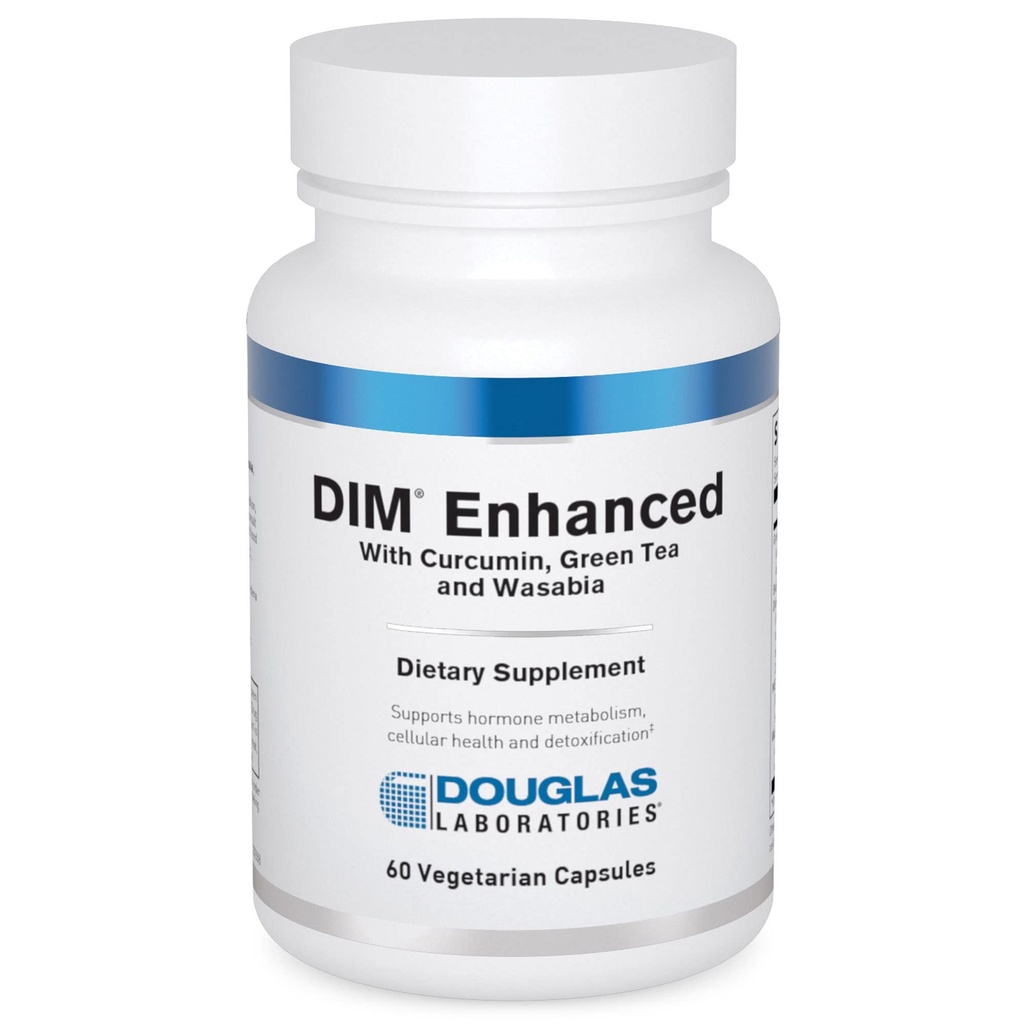 Douglas Laboratories DIM Geliştirilmiş - Hormon Dengesi, Hücre Sağlığı ve Detox* - Antioksitlerle, Yeşil Çay Ekstraksiyon & Wasabia - 60 Vejetaryen Capsules