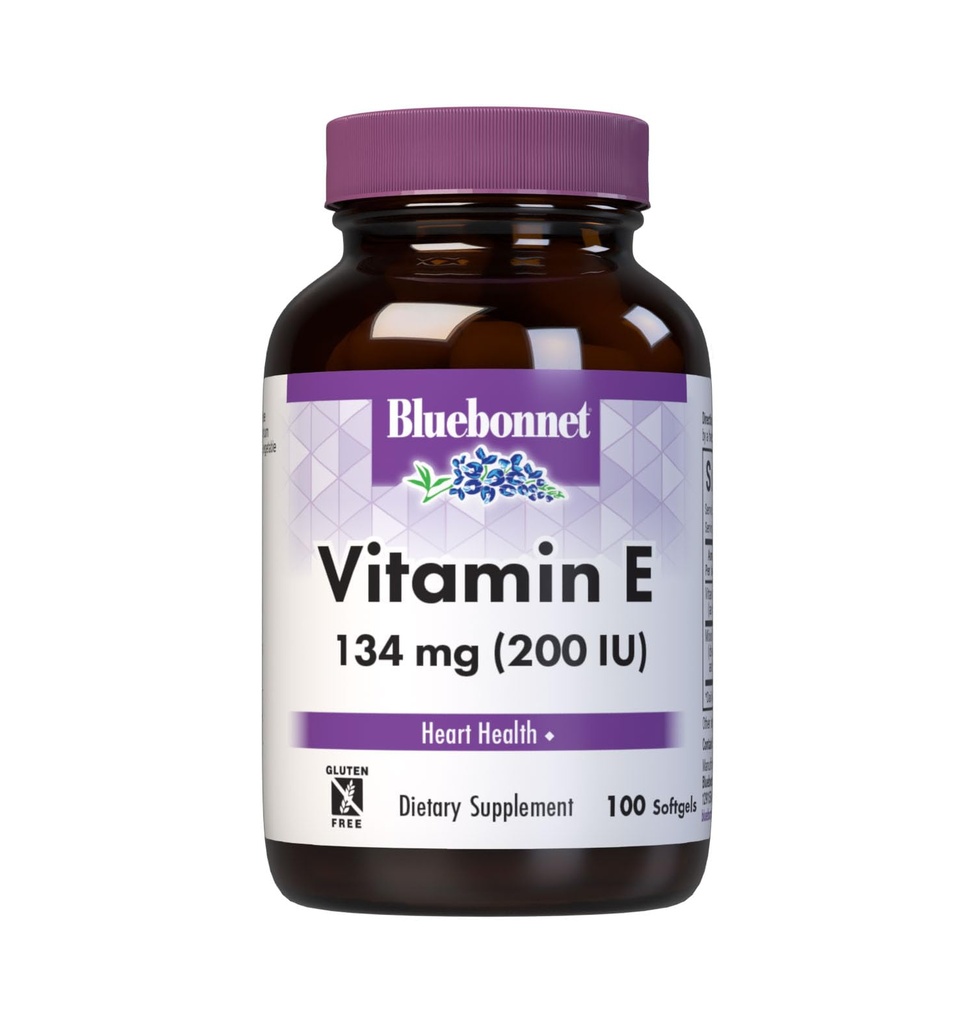 BlueBonnet Vitamini E 200 IU Karma Softgels, 100 Kont