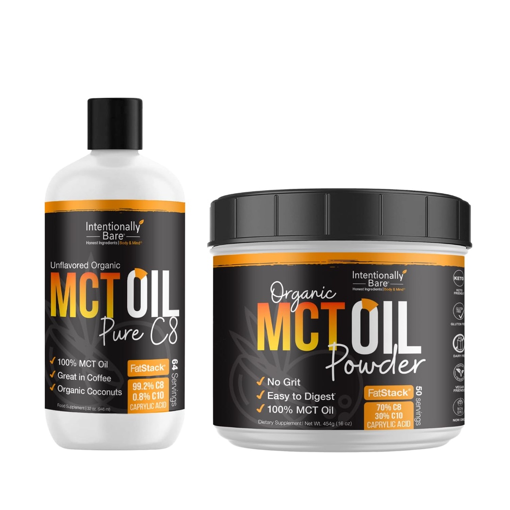 MCT Oil Toz ve Pure C8 MCT Oil Sche