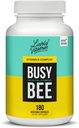 LIVELY VITAMIN CO. Busy Arı - Yüksek Biyo kullanılabilir Vitamin B Kompleksi Choline - Enerji - Stres - Beyin Fog - Ruh Clarity - Oxidative Hasar - Süt Soy Gluten Ücretsiz - 180 Vegan Capsules