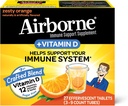 PVC 750 mg C ile çinko Effervescent Tabletleri, Immune Support Supplement Güçlü Antioksis A C D3 & E - 27 Fizzy I Tabletleri, Zesty Orange Flavor