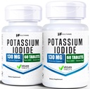 HealthFare P Properties Iodide Tabletler | 130 mg | 120 Fast-Dis çözme Tabletleri (2 Pack) | Ki Pills | Long Raf Life | Non-GMO