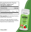 NaturalSlim Magicmag Magnezyum Pure Citrate Toz – Stres, Constipation, Muscle, and Heart Support | Natural Strawberry & Lime Flavored Magnezyum Supplement - 8oz İç Mix (3 Pack)