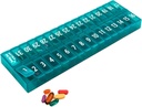 Bir gün Monthly Pill Organizer Reforce Lid Easy Yükleme için - Entire Ay Plus için Büyük Karşılaştırmalı Pill Box İlaçları Ekstra Pills için Bir Karşılaştırma