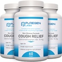 P Puregen Laboratuvarları Yetişkinler Dextromethorphan HBr 15mg | 8 Saat, Non-Drowsy, Long-Lasting Bronchial Suppressant | 12+ | Robafen ve Robitussin - 3 Pack | Toplam 180 Softgels