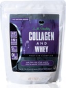 Collagen ve Whey Protein Toz Kompleksi Sağlık Supplement - Vanilla Flavor - 16oz (21 Hizmet)