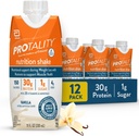 Vanilla Beslenme Shake | 30g protein, 1g Sugar | Kilo kaybı sırasında Kas Sağlığı için Beslenme Desteği | 12 Pack