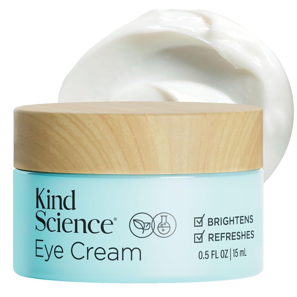 Ellen DeGeneres Eye Cream tarafından bilim - Wrinkles için Göz Kremi Muhtemelen Smooths & Moisturizes - Anti Aging with Hyaluronuic Acid, Vitamin C - Fragrance Free, Paraben Free, 0,5 fl ozz