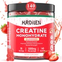 140 Kont Tinatine Monohidrat Gummies, 5000mgtine Monohidrat No Sugar Gummies for Women & Men with L-Taurine, Vitamin B12 for Muscle Recovery, Glute Builder, Energy Boost