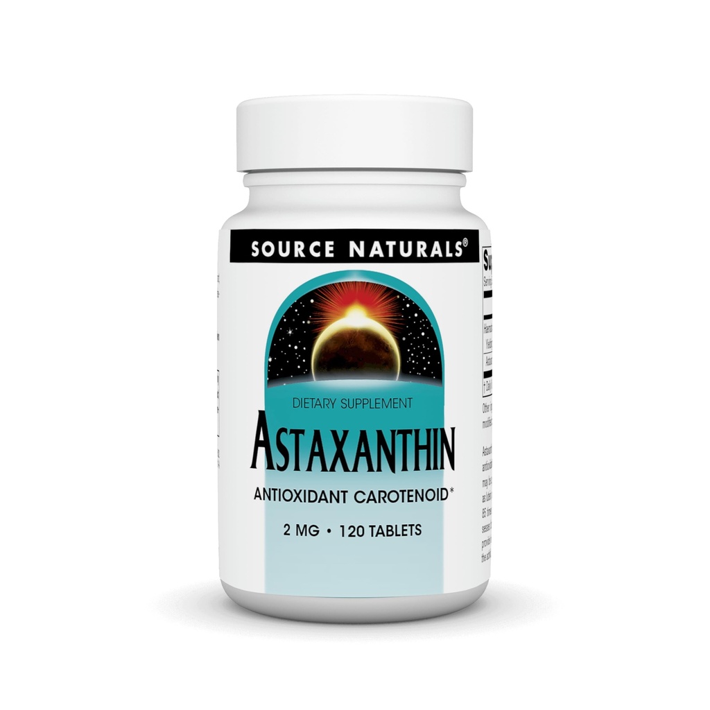 Source Naturals Astaxanthin, Antioksi Carotenoid*, 2 mg - 120 Tablet