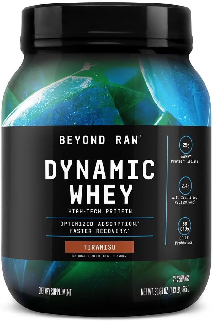 Raw Dynamic Whey Yüksek Teknoloji Proteininin Ötesinde - Tiramisu (25 Hizmet)