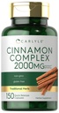Carlyle Ceylon Cinnamon Kompleksi ile Gymnema ve Mulberry | 150 Capsules | Non-GMO, Gluten Free Supplement Supplement Supplement