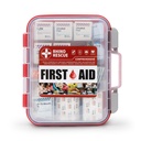 RHINO RESCUE 371 Pieces OSHA All-Purpose First Aid Kit, Home & Office Professional Medical Materials, Ideal for Emergency, School, Business Business Business, Business
