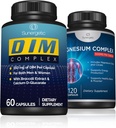Sunergetic DIM Kompleksi Plus Kompleksi - Sağlıklı Kemikler, Kaslar ve Dişler, Sağlıklı Denge ve Rahatlama - DIM Kompleks 60 ct - Magnezyum Kompleksi 120 ct