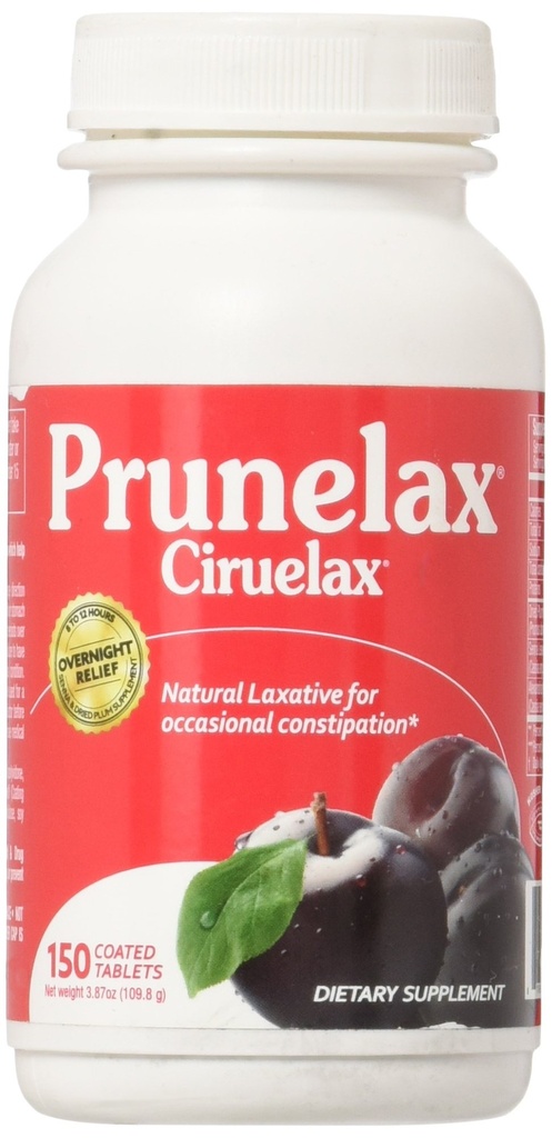 Prunelax Ciruelax Laxative, Tabletler 150 ea