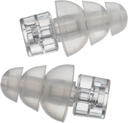 Etymotic Research ER20XS High-Fidelity Earjurs (Conses, Musicians, Airplanes, motosikletler, Hassasiyet ve Evrensel İşitme Koruma) - Büyük, Clear Stem