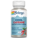 SOLARAY Cool Cayenne Pepper 40.000 HU ile Butchers Broom for Health Circulation Support | 90 VegCaps