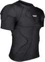 TUOY Men's Padded Capsule Gömlek Korumalı Gömlek Rib Chest Protector for Football Paintball Beyzbol