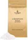 PURE ORIGINAL INGREDIENTS L-Glutathione Toz (8 oz) Azaltıldı, Her Zaman Saf, Lab Onaylandı