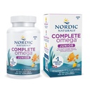 Nordic Naturals Complete Omega Jr., Lemon - 90 Mini Soft Gels - 283 mg Total Omega-3s & 35 mg GLA - Sağlıklı Cognition, Nervous System Function - Non-GMO - 45 Hizmetler