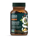 Gaia Herbs Metabolic Activator - Metabolism Desteği için Doğal Enerji Supplement - Panax Notoginseng & Astragalus Ekstraksiyonu - Sütden Ücretsiz Soy & Gluten - 60 Capsules (60 Hizmet)