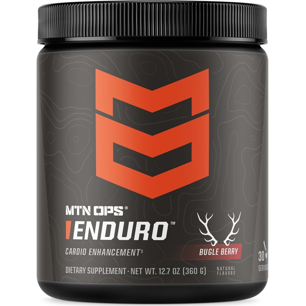MTN OPS Enduro Nitric Hoffman & Stim-Free Pre Workout - 30 Hizmet - Magnezyum Citrate, Beet Root Toz, Niacinamid, L Arginine & L Citrulline - Bugle Berry Flavor