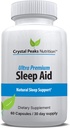 Doğal Uyku Yardımı - Herbal Sleep Supplement Valerian Root, Melatonin, Chamomile, Magnezyum – Zorba Uyku Pills için önerilen. 60 Vegan Capsules