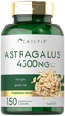 Carlyle Astragalus Root Capsules 4500 mg | 150 Kont | Vegetarian, Non-GMO, Gluten Free Supplement