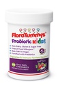 FloraTummys Kids Chewable Probiyotik Prebiyotiks: Non-Dairy, Gluten & Sugar-Free, Peanut & Soy Free, Non-GMO, Tested & Free of Food Allergens, Vegan, Kosher, Berry Flavor(1 Şişe)