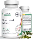 Zeytin Broşürü Kapsülleri - Erkekler ve Kadınlar için Immune Supplement, Genel Sağlık için Polyol ve Flavonoyak - Non-GMO ve Vegan Zeytinyağı Capsules - 60 Count