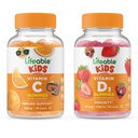 Lifeable Vitamin D Kids + Vitamin C Kids, Gummies Sche - Great Tasting, Vitamin Supplement, Gluten Free, GMO Free, Chewable Gummy Gummy