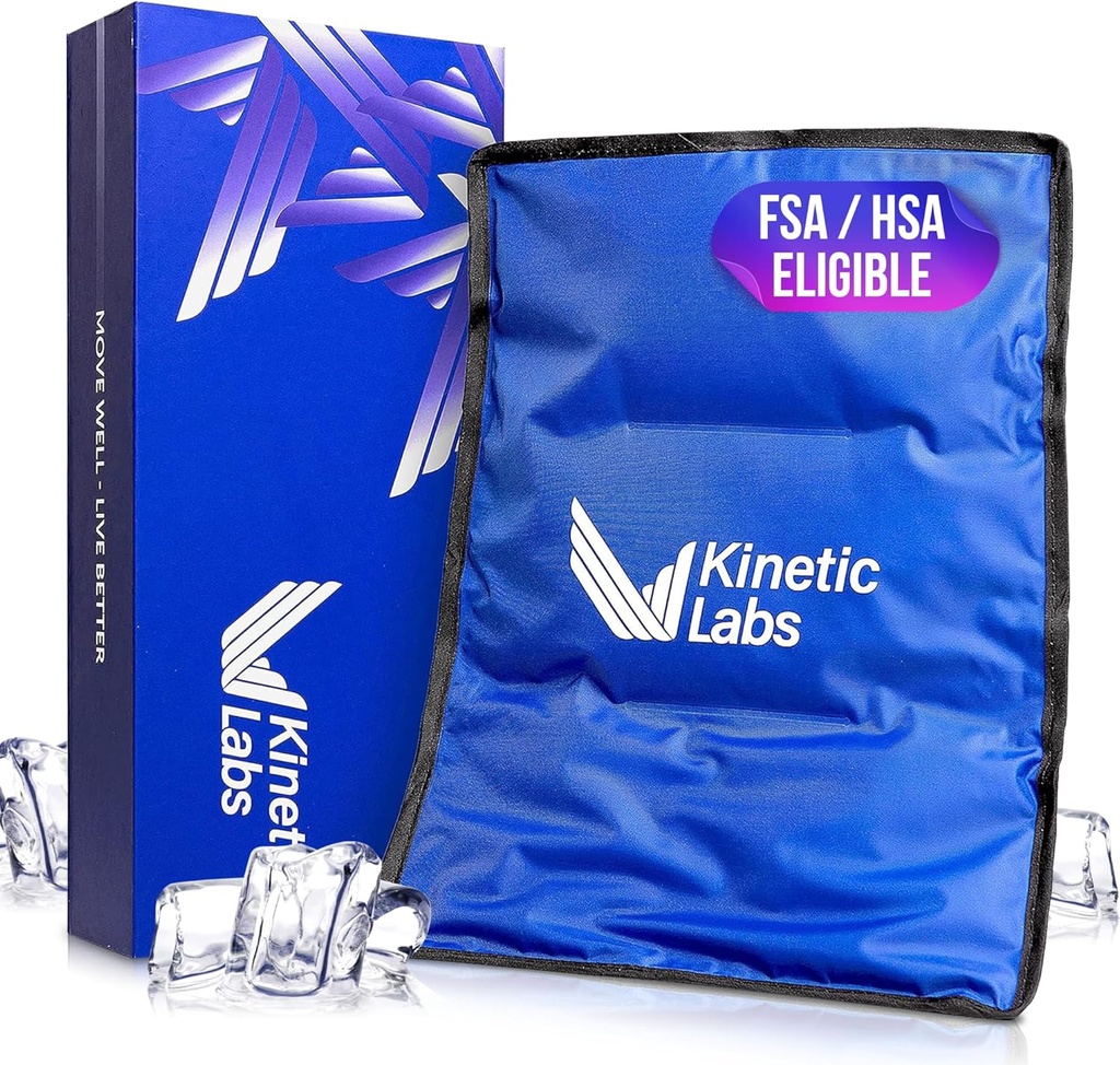 Kinetic Labs Injuries için uygulanabilir Buz Paketi - Back Pain Relief (11x14.5) için Büyük Buz Paketi, Diz, Omuz, Hip Hip, Hip, Hip, Hip, Hip, Hipnoz