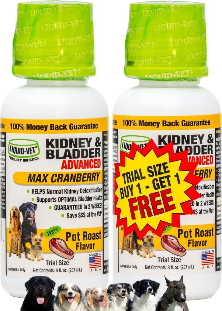 Tüm Köpekler için Cranberry & D-Mannose ile Kolay: Kidney & Bladder Desteği için Kapsamlı Köpek Formülü