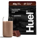 Huel Black Edition | Chocolate 40g Vegan protein Toz | Beslenmesel olarak Tamam Meal | 27 Vitamin ve Mineral, Gluten Free | 17 Hizmet