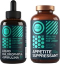 WILD FUEL Appetite Suppressant ve Sıvı Klorophyll Drops Detox Sche