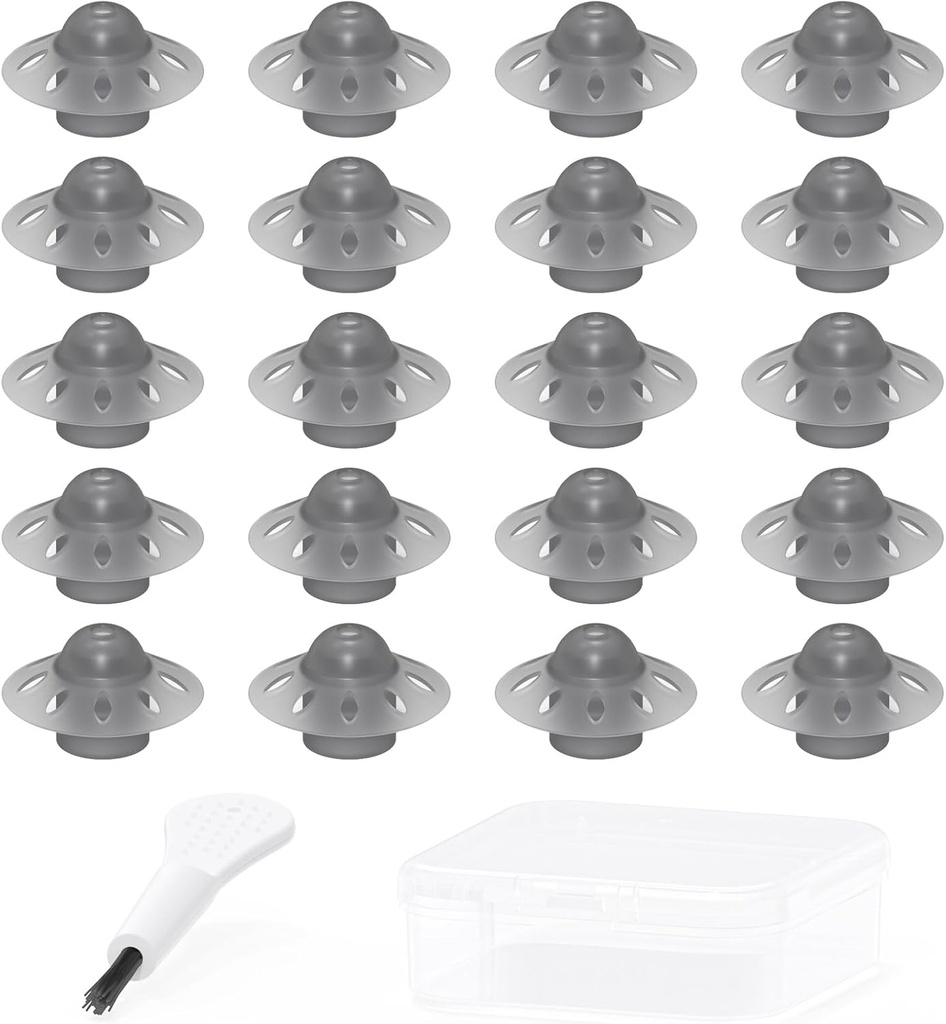 İşitme Aid Domes - Phonak SDS 4.0 Marvel & Paradise Models Ear Tips Aksesuarları Değiştirme (Medium 20par Pack)