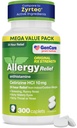 GenCare - Cetirizine HCL 10 mg (300 Caplets) - 24 Saat Antivirüs Yardım Pills - Drowsy Genric OTC Alerji İlaçları - Sneezing için Antihistamin Tıp, Runny Nose & Itchy Gözler - Genir Zirt