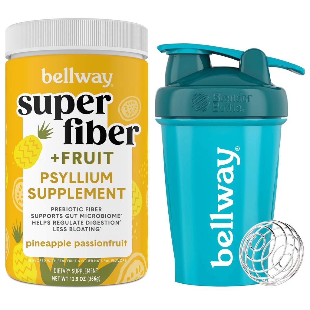 Bellway Super Fiber Toz + Meyve, Pineapple Passion Meyve Shaker Şişe Paket