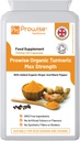 Organik Turmeric Curcumin 720mg - 120 Capsules | Organik Turmeric and Black Pepper Capsules High Strength | Vegan & Vegetarian Turmeric Supplements
