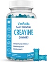 Kretine Gummies Monohidrat, Chewablet Tinaine Monohidrat, Kas Boost, Enerji Boost, Pre-Workout Supplement, Geliştirilmiş Burslar, Vegan, Kas Büyüme Desteği, Kurtarma ve Performans, Gluten Free